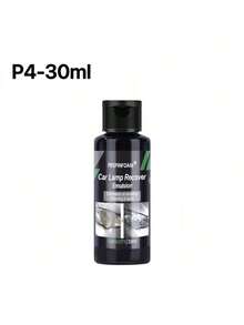 HGKJ P4 Car Lantern Cleaner And Refresh,Car Headlight Refurbished Repair Liquid, No Need To Polish, Car Headlight Shell Aging Cleaning Agent, Lampshade Yellowing Polishing Agent Car Coating, Lamp Cleaning Agent, Headlight Yellowing & Scratch Repairing Polishing Tool Set(30/100ML) - A - View 8