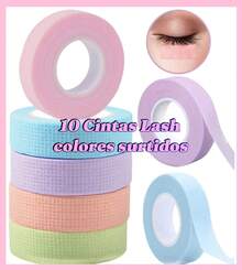 Tendencia10 Cintas Extensión De Pestañas Micropore Papel CintaCalidad premium - Coral claro - Ver 3