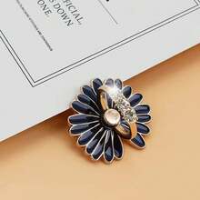 奢华钻石山茶花手机指环支架 | 闪亮金属360°旋转支架及通用桌面支架，适用于所有手机 - 彩色 - 查看 29