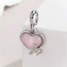 1pc - Pink Star Orbit, Blue Star Orbit, Star & Moon, Butterfly Heart, Heart, Star Pendant, Dreamy Starry Decor Pendant, DIY Jewelry Accessories, Suitable For Daily Wear And Gift Giving - Multicolor - View 6