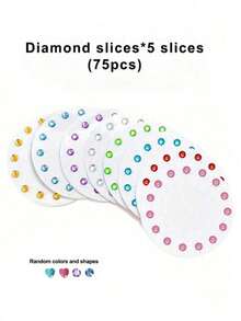 闪亮美发套装，内含水钻，魅力系列发饰，专为女孩设计，配有造型工具和75颗水钻——装上、点击、闪耀！头发、时尚，一切皆可！ - 彩色 - 查看 13