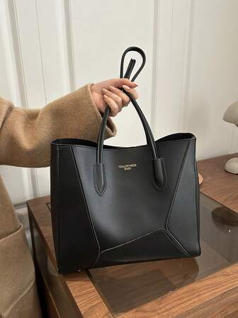 Bolso de mano de mujer con costuras, adecuado para el uso diario, viajes y compras