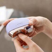 Cortador De Uñas Electrico, Cortauñas Electrico Con Luz Auxiliar y 2 Velocidades, Funciones Integradas Del Molinillo De Uñas, Tijeras De Uñas para Bebés, Niños, Personas Mayores y Adultos (Púrpura),37326994 - Lila Púrpura - Ver 6