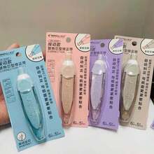 1 pieza Cinta correctora con forma de bolígrafo, utilizada para modificar errores tipográficos, suministros escolares y de oficina creativos con núcleos rellenables, temporada de regreso a clases, útiles escolares, útiles para estudiantes, oficina, regalos navideños