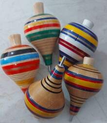 TendenciaTrompos De Madera Arte Mexa, Modelo 3 Trompos No AplicaCalidad premium - 1 - Ver 5