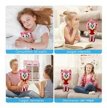 TendenciaPeluche  Personaje Juguete Amy Rose Niños Regalo 32cmCalidad premium - 1 - Ver 8