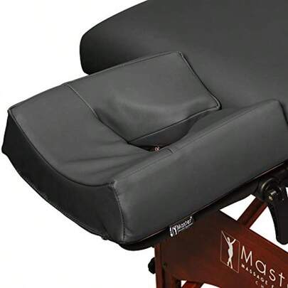 Master Massage Almohada de Espuma viscoelástica patentada para Masaje ergonómico Color Negro