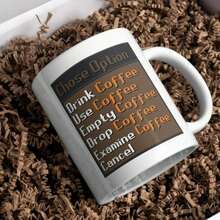 OSRS Coffee Mug, OSRS Coffee Menu Mug, Old School Coffee Mug, Old School Coffee Menu Mug - 白色 - 查看 3