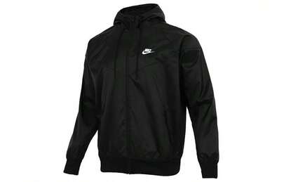  Nike NK WVN LND WR HD JKT簡約品牌小Vlogo標誌連帽套頭拉鍊開襟外套衛衣