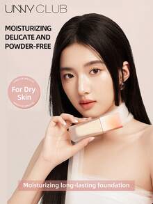 unny club 30g Super Stay Full Coverage Liquid Foundation, For Dry Skin, Moisturizing & Glossy & Skin Fit &Long Lasting, Flawless, Invisible Pore, With Plant Extract, Active Wear Makeup, Transfer, Sweat & Water Resistant, Moisturizing Shimmer, Porcelain - #Y01(mới) - Xem 4