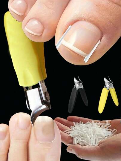 3pcs High Precision Wide Angle Nail Clippers, Professional Thick Nail Trimmer And Edge Cutter, For Ingrown Nail And Nail Groove Inflammation, Home Manicure Tool, Also Suitable For Elderly Ingrown Nail And Thick Toenail Care