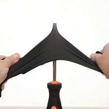 100 Pairs Black Disposable Gloves, Suitable For Hair Dyeing, Tattooing, Mechanical Repair, Cleaning, Painting, As Well As Kitchen, Restaurant, Living Room, Bedroom, Textiles, Wall Painting, Murals, Painting, Christmas, Father's Day, Mother's Day, Easter, Cups, Kitchen, Statues, Cleaning, Moccaval (Bagged) - Black - View 11