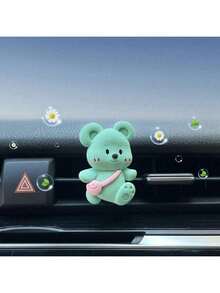 1pc Car Air Vent Hanging Fragrance Diffuser With 2pcs Osmanthus Fragrance Solid Pads - A - View 10