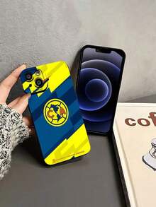 Funda para teléfono con el símbolo del America Football Club, compatible con fundas ,  17,  16 Pro Max,  15 Pro Max,  13 y  12. Fabricada en TPU, ofrece protección contra golpes y caídas. Un regalo perfecto para fans, familiares, amigos y seres queridos en cualquier ocasión. - Color mixto LB6 - Ver 3