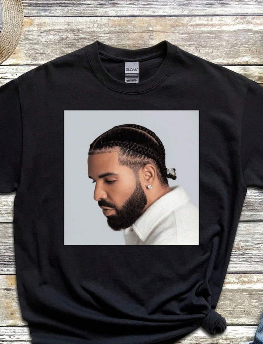 Drake T-Shirt, For All The Dogs Shirt, IAAB Tour Shirt, Drake Tour Shirt, Drake Tour Merch, I All - Black - View 1