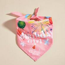 Dog Birthday Bandana Girl Pink Boy Blue Party Cosplay Supplies, Durable Triangle Scarf Bibs Handkerchief For Puppy Pet - Multicolor - View 5