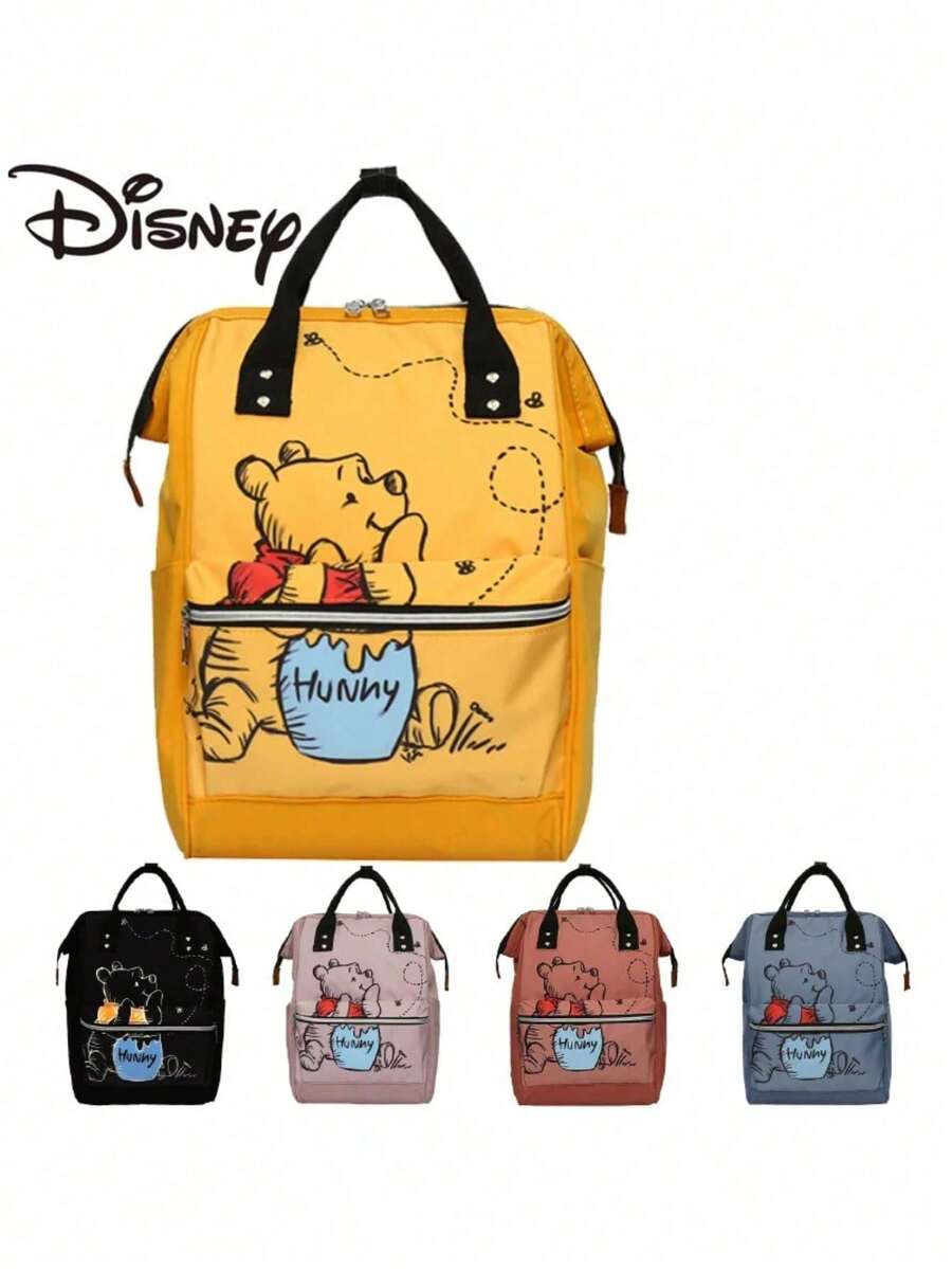 Classic Cartoon Canvas Backpack And Tote Bag - Multifunctional Square Backpack With Large Capacity - Fashionable Commuter And Travel Backpack - Perfect Choice For Students Or Holiday Gifts, Camping - Multicolor - View 1