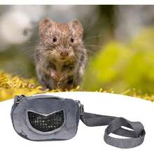 Bolsa pequeña para Mascotas, Flannelette Gris Bolsa portátil transportadora de hámsteres para Mascotas Transpirable para Mascotas pequeñas Animales(S) Camas,37423832 - Naranja Quemada - Ver 5