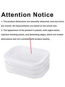 三层冰箱食物收纳盒，密封透明食物保鲜盒，切片食物冰箱收纳盒，防漏可重复使用食物保鲜盒，厨房收纳整理，适用于室内、室外、露营 - 彩色 - 查看 7