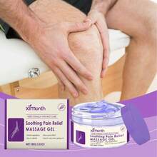 3 Bottles Ximonth Joint Care Gel Knee Lumbar Shoulder Neck Muscle Pain Body Care Massage Cream Gel Healthcare Therapeutic Body Oil Foot Repair Healthcare Therapy Treatment Joint Support Joint Activity Rapid Muscle Gel Kreain Purple Gel - 3 cái - Xem 2