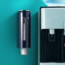 1pc Cup Dispenser, Water Cooler Cup Holder Wall Mount, Pull Type Disposable Cup Dispenser For Bathroom Home Office(28*10*9.4cm) - Multicolor - View 2