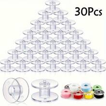 20pcs Sewing Bobbin Spools, Sewing Accessories, Bobbins - Clear - View 15