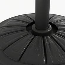 Outsunny 29lbs Concrete Round Patio Umbrella Base Stand, Heavy Duty Umbrella Holder With Steel Pole, Parasol Stand For Patio, Outdoor, Backyard, Black - màu đen - Xem 6