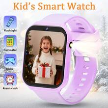 ERUN Kids Smart Watch, Suitable For Teenagers - Front Camera + Video Recording, 18 Educational Games, Pedometer/Alarm/Flashlight Combo, Durable Silicone Strap, Rechargeable Battery, Fun Design, Perfect Birthday/Gift For Boys And Girls, Teenage Smart Watch, Fun Design, Multi-Function Watch, Cute Watch Design, High-Quality Display - Multicolor - View 14