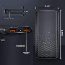 Power Bank 22.5w, Bateria Portátil 10000mAh Carga Rápida Cargador Rápido y USB-C Bidireccional para  16/15 Plus/15 Pro/15 Pro MAX,  14/13 Series,  Galaxy,37429664 - Multicolor - Ver 6