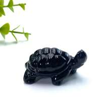 1件高品质黑曜石雕刻品，天然水晶雕刻品，宝石首饰，闪光，疗愈水晶，生日礼物，女士礼物，女友礼物，万圣节礼物，圣诞礼物，家居装饰，派对装饰，场景装饰，桌面装饰，水晶摆件，桌面装饰。 - 黑色 - 查看 9