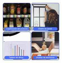 Tendencia10 Cinta De Pizarra Blanca Lines Para Marcar La PosiciónCalidad premium - Negro - Ver 5