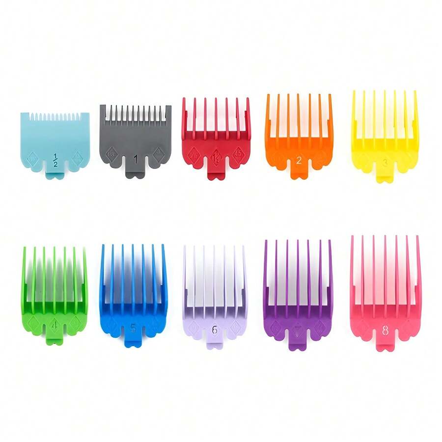 Tendencia10 Pzs Kit De Guías De Peines Del Color, Peines DeslizantesCalidad premium - Multicolor - Ver 1