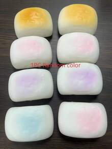 爆款软胶手捏牛奶面包玩具，创意慢回弹减压神器，亲肤柔软弹力逼真食物捏捏乐玩具，贴心小礼物，成人办公减压神器，软胶减压玩具，创意节日礼物逼真面包玩具，成人休闲减压神器，实用小礼物 - 彩色 - 查看 18