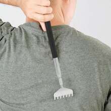 Tendencia5 Pzas Mano De Metal Para Rascar Manita Rascadora Extensible NegroCalidad premium - Negro - Ver 10