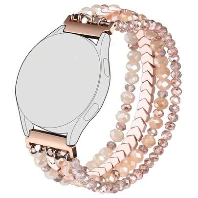 20mm Watch Band Compatible With Samsung Galaxy Watch 7 FE 6 5 4 40mm 44mm, Galaxy Watch 6 4 Classic, Galaxy Watch 5Pro 45mm/ Watch 4 Classic 42mm 46mm, Galaxy Watch 3 41mm, Galaxy Active2, Elastic Cord Smartwatch Strap Suitable For Men And Women