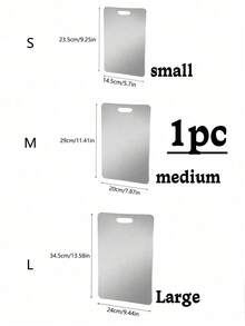 3pcs/1pc Titanium Alloy Cutting Board, Kitchen Titanium Alloy Chopping Board, 304 Stainless Steel Cutting Board, Suitable For Meat, Fruits And Vegetables - Multicolor - View 12