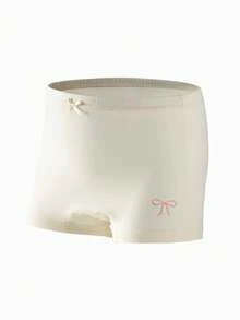 mini bala 5pcs Girls' Cotton Briefs, Breathable & Antibacterial, Soft & Skin-Friendly, No Rolling - Pink - View 3