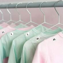 7 Sizes 3500pcs Clothing Size Stickers, Round Clothing Size Labels (XS, S, M, L, XL, XXL, XXXL)