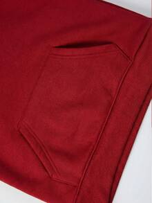 Men Hoodies - Red - View 4