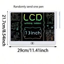 Tableta de dibujo LCD de 16"/13"/11"/6.5", escritorio de juegos, pizarra de garabatos, tableta de dibujo portátil, pizarra de escritura electrónica, pizarra reutilizable para escribir y dibujar, adecuada para arte y manualidades, educación en el hogar, regreso a la escuela, regalo de vacaciones - Multicolor - Ver 24