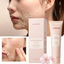 Gel Exfoliante Facial ,Exfoliante Corporal,Limpiador Facial Exfoliante Para Todo Tipo De Piel Para Eliminar La Suciedad Y La Grasa - Rosa - Ver 3