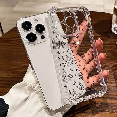 1个透明防摔TPU手机壳，兼容 17 Air/17 Pro Max/16 Plus/11、15 Pro Max、14 Pro Max、Galaxy S25 Ultra、S24 FE、A15、A25、A55、A56、荣耀X6A、X7B、X8B，国际版，非国内版