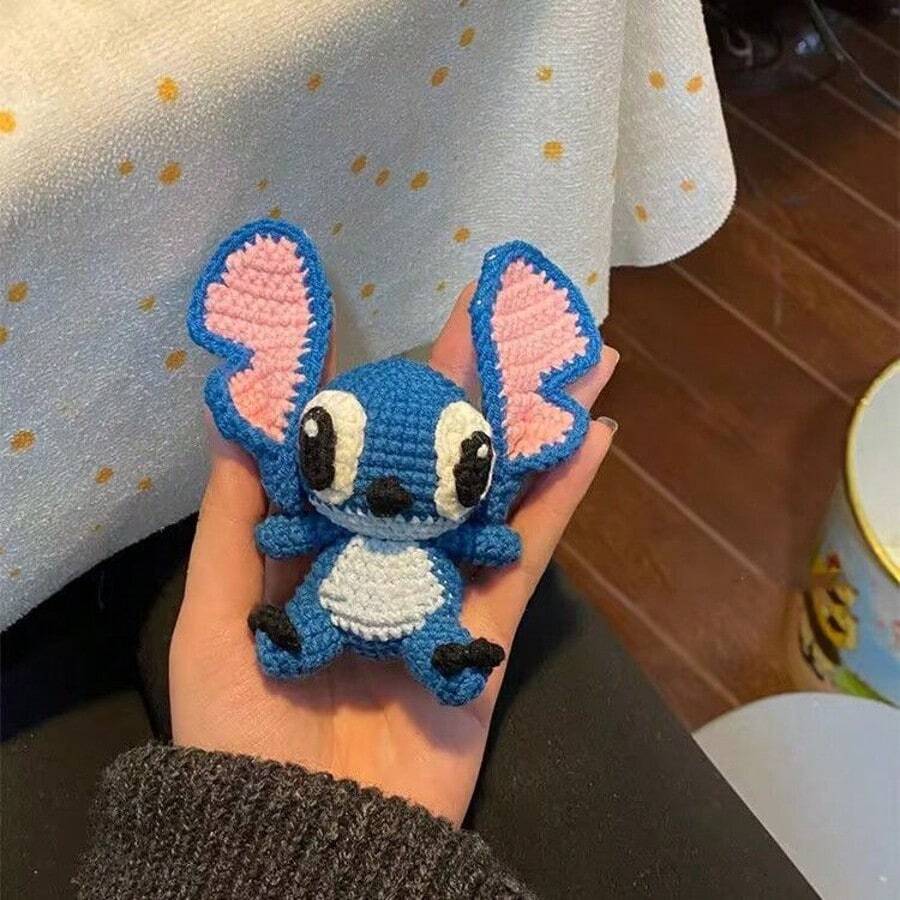 1pc Knitted Doll DIY Kit, Handmade Cute Crochet Keychain, Boyfriend Gift, New Year Gift, Valentine's Day Gift, Easter Gift - Multicolor - View 1