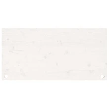 vidaXL Weiße Schreibtischplatte 100x50x2,5 cm Massivholz Kiefer - Verschiedenfarbig - Übersicht 6