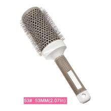 6 Size Nano Ceramic Ionic Thermal Round Brush, Hair Salon Styling Curling Volumizer, Suitable For Blow Drying And Curling - 棕色 - 查看 11