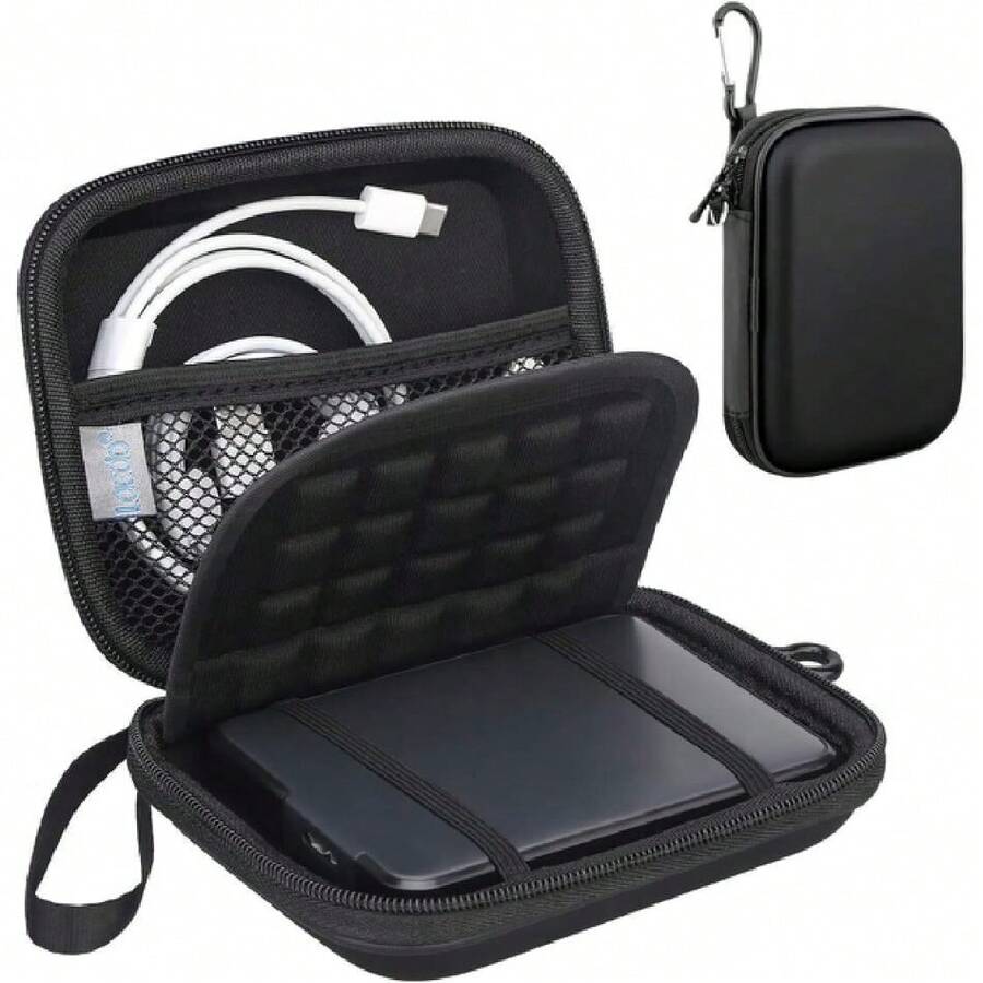 Estuche PortáTil para Disco Duro Externo para Western Digital WD My Passport Ultra WD Elements 1 2 3 4 5tb Bolsa De Viaje De Almacenamiento De Disco Duro A Prueba De Golpes De 2,5",Negro,36735401 - Champán - Ver 1