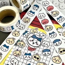 1roll/250pcs Roll Stickers With High Aesthetic Value Decorate Cute Student Hand Account Sealing Stickers, Cute And Beautiful, A Gift For Friends, Creating A Sense Of Surprise, Good-Looking And Affordable, New Year's Gift, Valentine's Day Gift, Easter Gift(Stochastic Style)