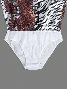 男士速干沙滩裤泳衣泳装泳裤 - 駝色 - 查看 5