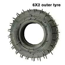 Juego de neumático y cámara de aire de 6 pulgadas 6X2 para scooter eléctrico, silla de ruedas, camión, rueda neumática F0, carrito de aire, bicicleta - centro - Ver 9