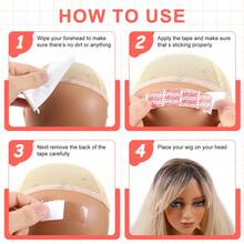 20/40pcs Waterproof Lace Wig Tape - Strong Double-Sided Adhesive For Secure Hair Extensions & Wigs